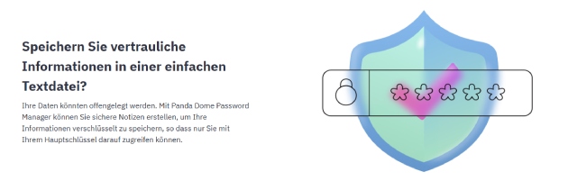 Panda Dome Password Manager schützt vertrauliche Informationen mit Verschlüsselung